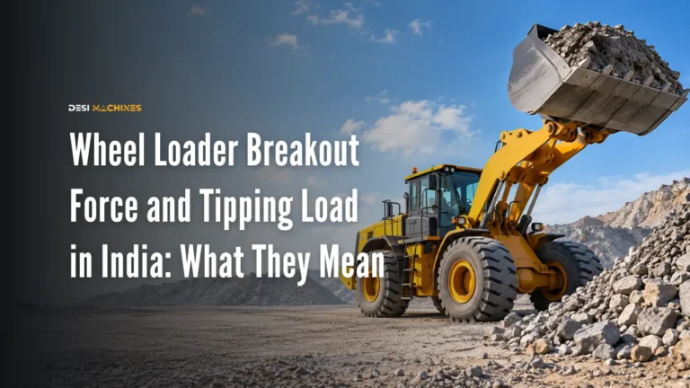 Wheel Loader Breakout Force and Tipping Load in India: What They Mean