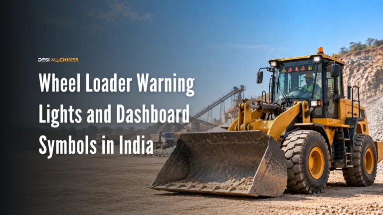 Wheel Loader Warning Lights and Dashboard Symbols in India