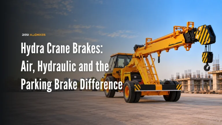 Hydra Crane Brakes in India: Air, Hydraulic and the Parking Brake Difference