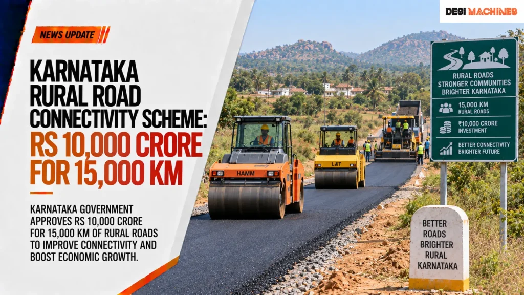 Karnataka Rural Road Connectivity Scheme: Rs 10,000 Crore for 15,000 Km
