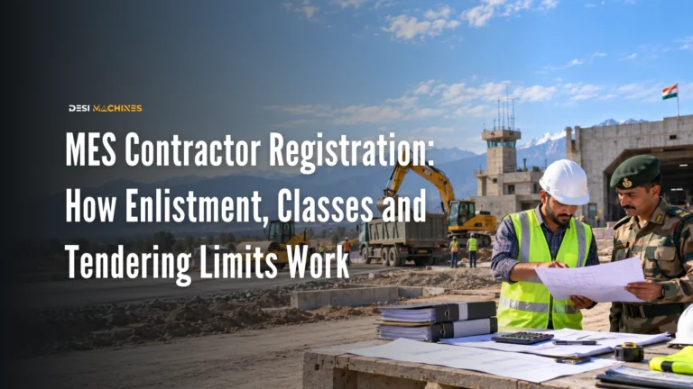 MES Contractor Registration: How Enlistment, Classes and Tendering Limits Work