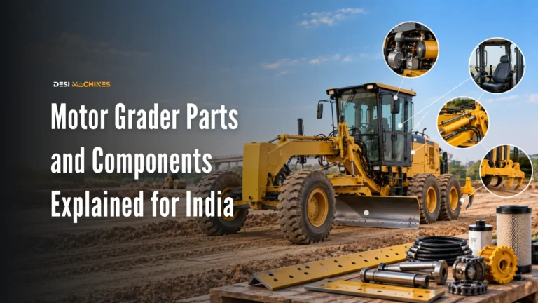 Motor Grader Parts and Components Explained for India