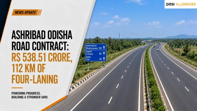 Ashribad Odisha Road Contract: Rs 538.51 Crore, 112 km of Four-Laning