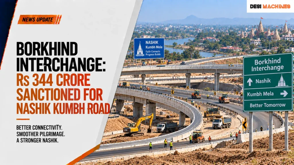Borkhind Interchange: Rs 344 Crore Sanctioned for Nashik Kumbh Road