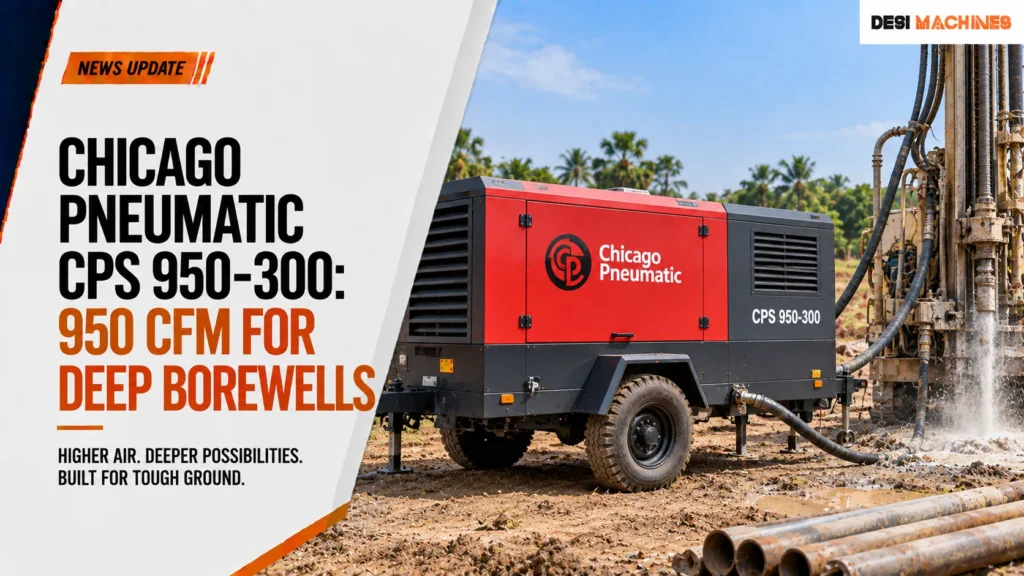 Chicago Pneumatic CPS 950-300: 950 cfm for Deep Borewells