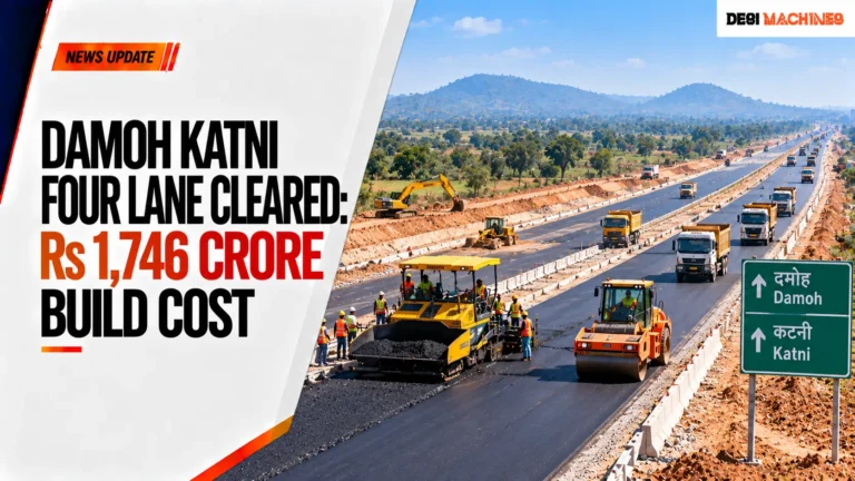 Damoh Katni Four Lane Cleared: Rs 1,746 Crore Build Cost
