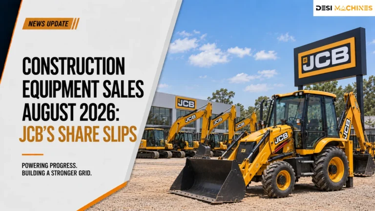 Construction Equipment Sales August 2026: JCB's Share Slips 16 Construction Equipment Sales August 2026: JCB’s Share Slips