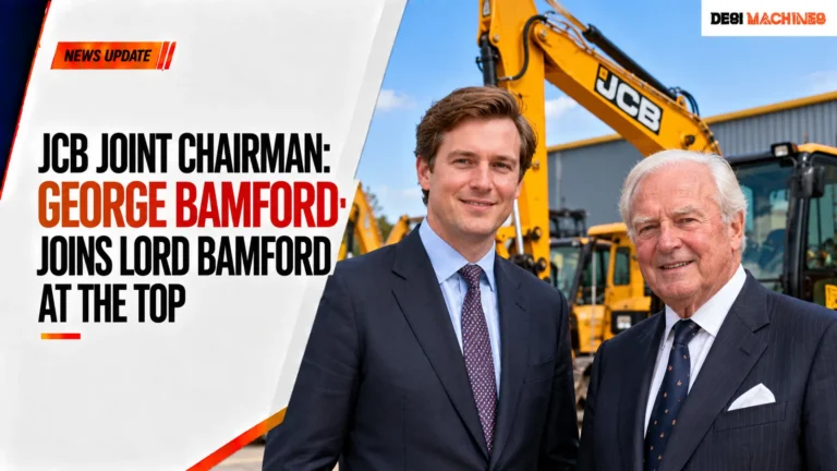 JCB Joint Chairman: George Bamford Joins Lord Bamford at the Top