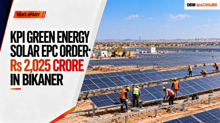 KPI Green Energy Solar EPC Order: Rs 2,025 Crore in Bikaner