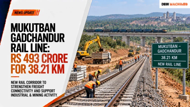 Mukutban Gadchandur Rail Line: Rs 493 Crore for 38.21 Km 10 Mukutban Gadchandur Rail Line: Rs 493 Crore for 38.21 Km