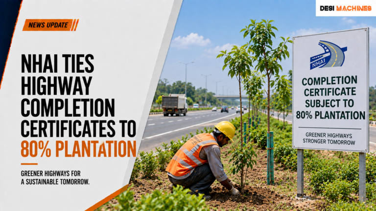 NHAI Ties Highway Completion Certificates to 80% Plantation