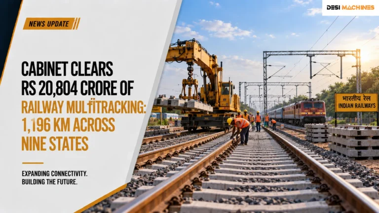 Cabinet Clears Rs 20,804 Crore of Railway Multitracking: 1,196 Km Across Nine States