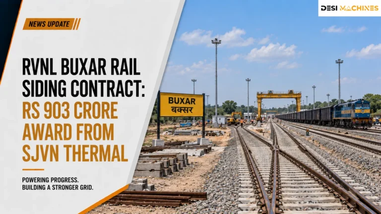 RVNL Buxar Rail Siding Contract: Rs 903 Crore Award From SJVN Thermal
