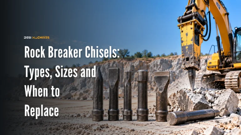Rock Breaker Chisels: Types, Sizes and When to Replace