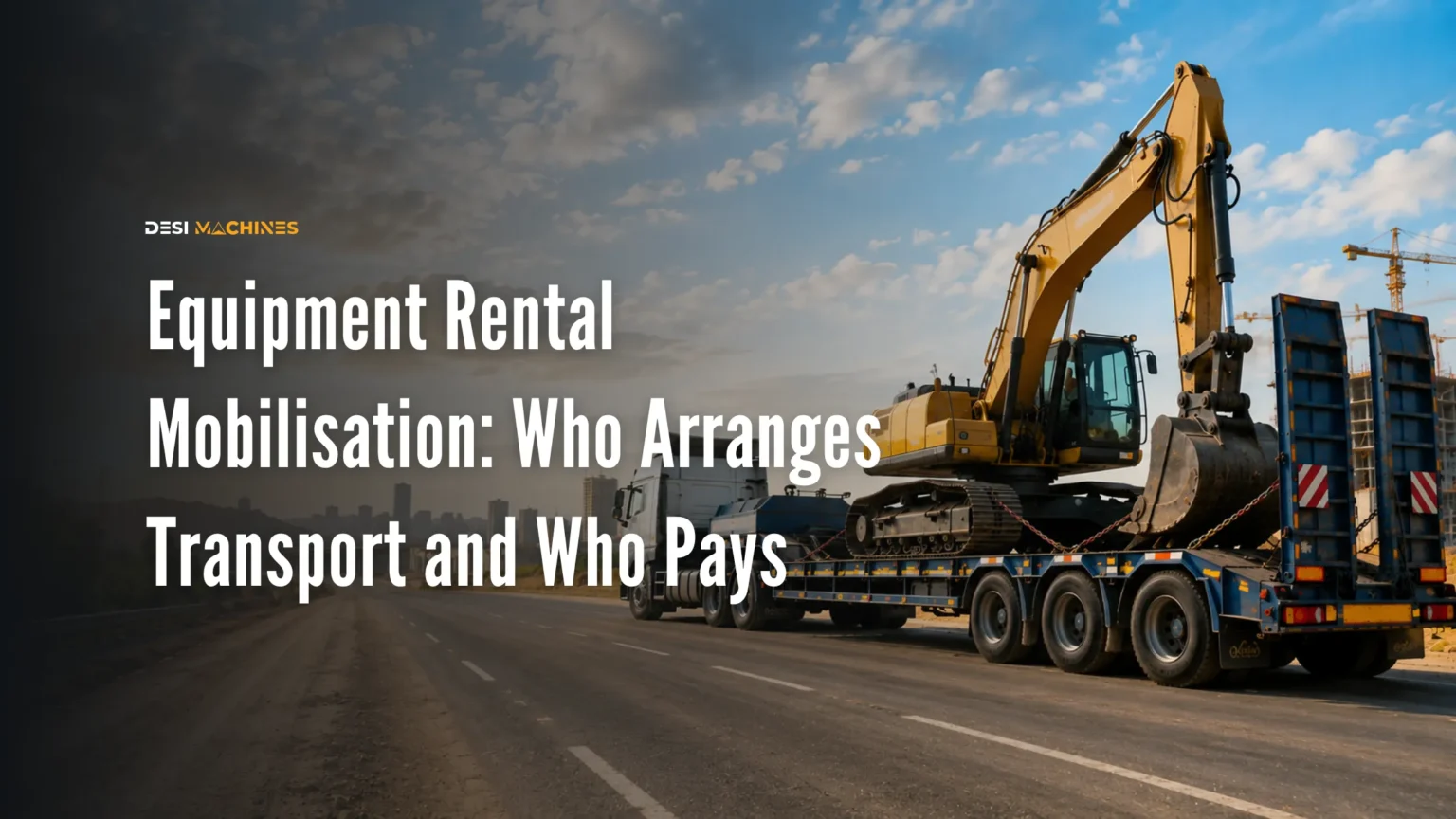 Equipment Rental Mobilisation in India: Who Arranges Transport and Who Pays