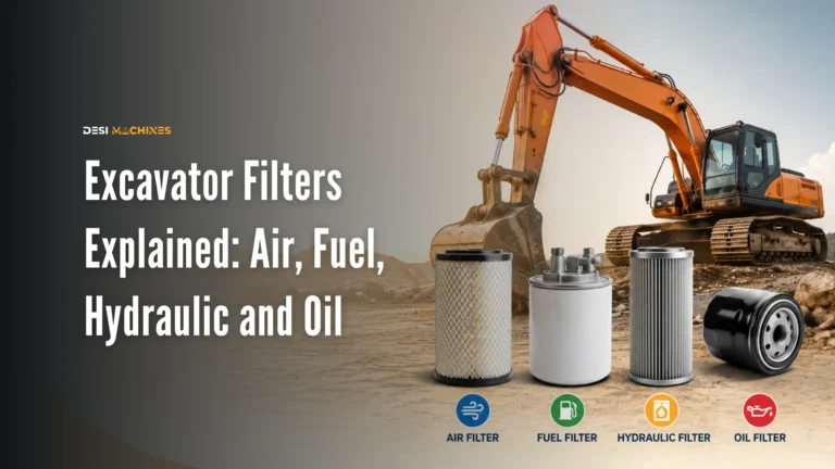 Excavator Filters Explained: Air, Fuel, Hydraulic and Oil