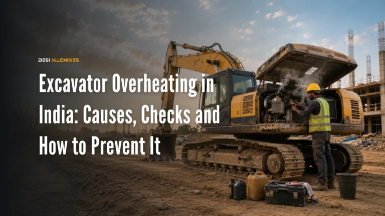 Excavator Overheating in India: Causes, Checks and How to Prevent It