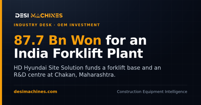 HD Hyundai to Build Forklift Plant and R&D Centre in India 17 HD Hyundai to Build Forklift Plant and R&D Centre in India