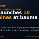 DesiMachines card: JCB launches 10 machines at bauma CONEXPO India 2026, including refreshed 3DX backhoe loaders