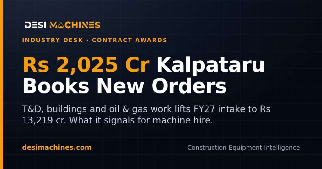 Kalpataru Projects New Orders: Rs 2,025 Crore Across T&D, Buildings and Oil & Gas