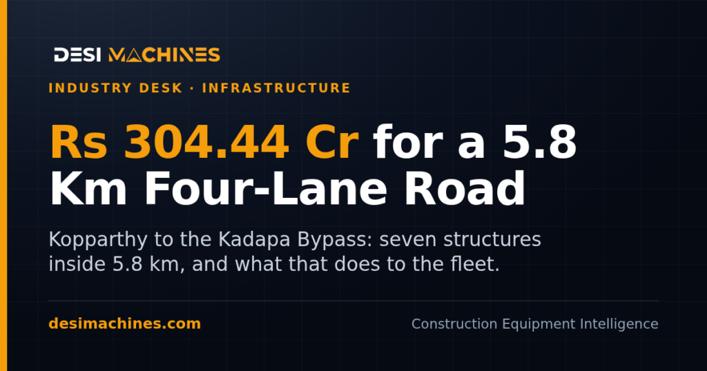 Kopparthy Kadapa Road Approved: Rs 304 Crore for 5.8 Km