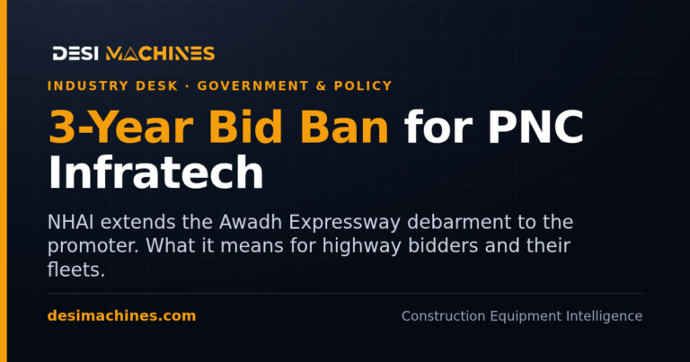 PNC Infratech NHAI Debarment: What a 3-Year Bid Ban Means 8 PNC Infratech NHAI Debarment: What a 3-Year Bid Ban Means