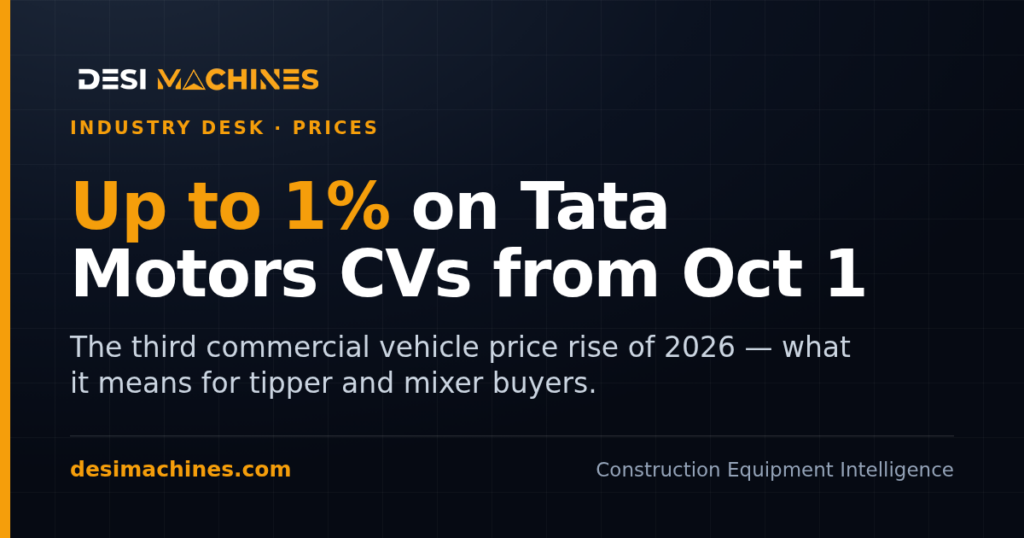 Tata Motors CV Price Hike October 2026: What Buyers Pay