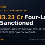 DesiMachines card: Rs 133.23 crore four-lane ROB sanctioned on Udhna Ukai Songadh section, Western Railway