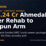 DesiMachines branded card: Rs 351.24 crore Ahmedabad sewer rehabilitation order to Welspun arm