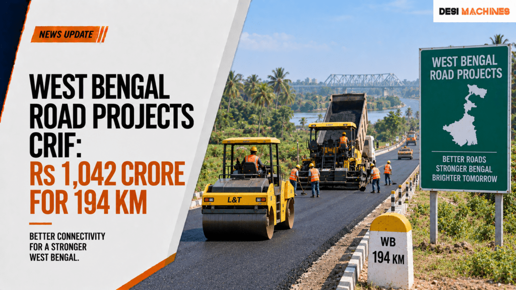 West Bengal Road Projects CRIF: Rs 1,042 Crore for 194 Km