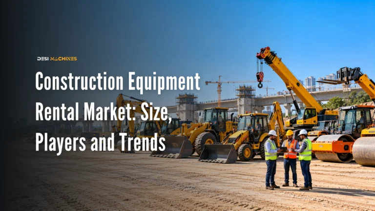 Construction Equipment Rental Market in India (2026): Size, Players and Trends