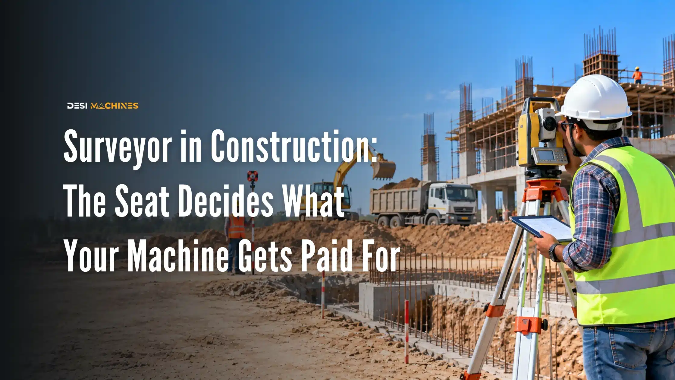 Surveyor in Construction: The Seat That Decides What Your Machine Gets Paid For