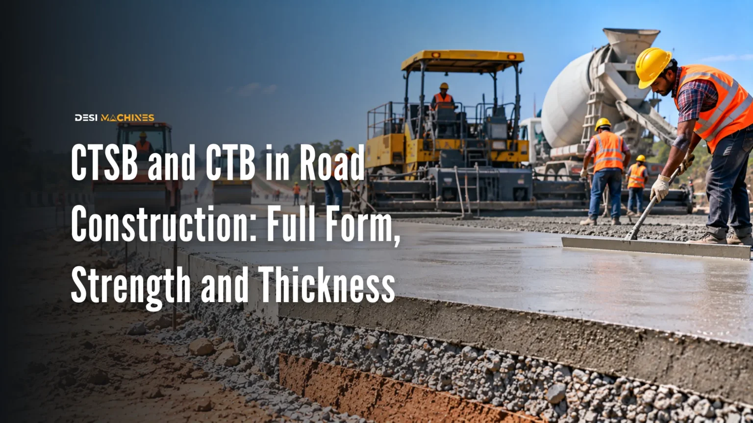 CTSB and CTB in Road Construction: Full Form, Strength and Thickness