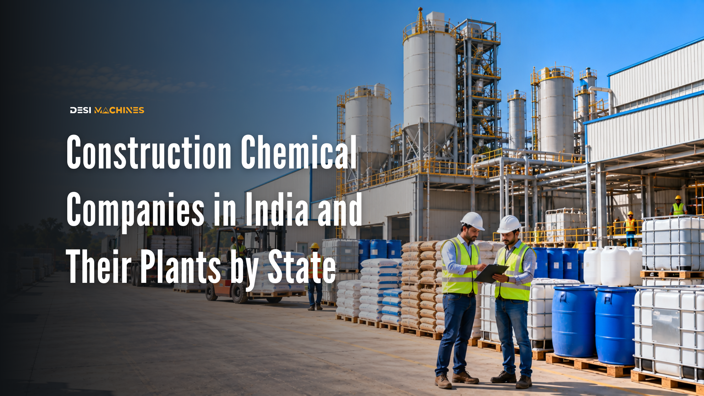 Construction Chemical Companies in India and Their Plants by State