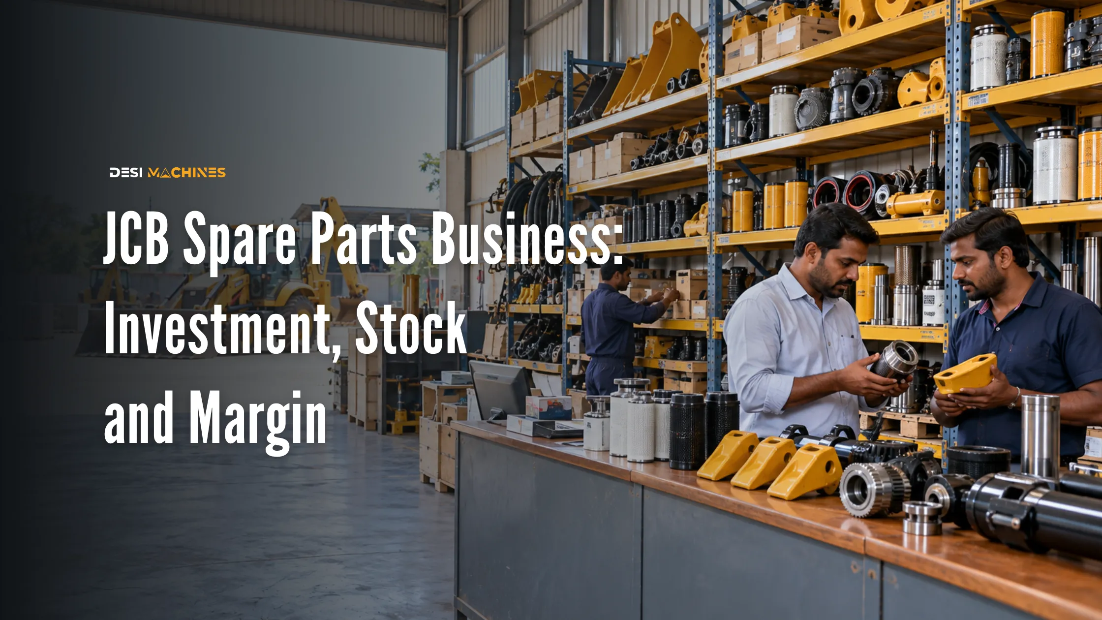 JCB Spare Parts Business: Investment, Stock and Margin