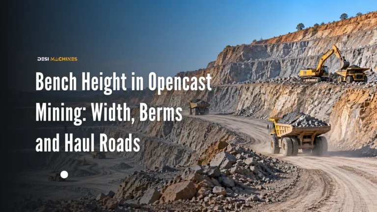 Bench Height in Opencast Mining: Width, Berms and Haul Roads