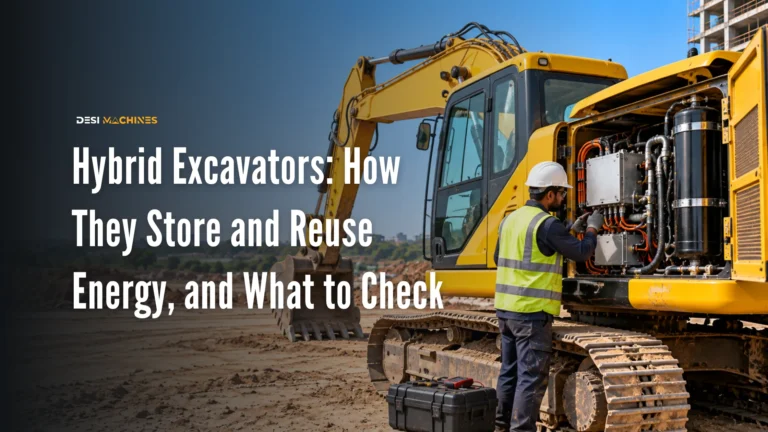 Hybrid Excavators: How They Store and Reuse Energy, and What to Check