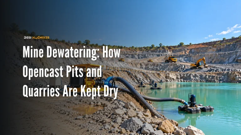 Mine Dewatering: How Opencast Pits and Quarries Are Kept Dry