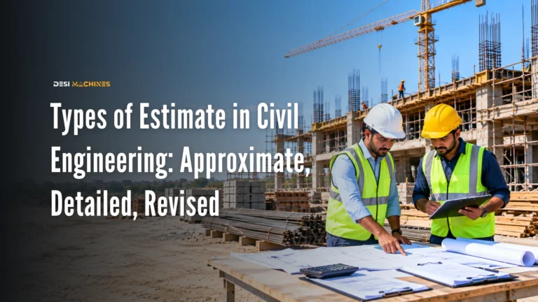 Types of Estimate in Civil Engineering: Approximate, Detailed, Revised and Supplementary