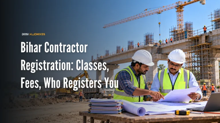 Bihar Contractor Registration: Classes, Fees and Who Registers You