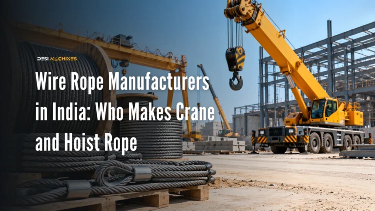 Wire Rope Manufacturers in India: Who Makes Crane and Hoist Rope