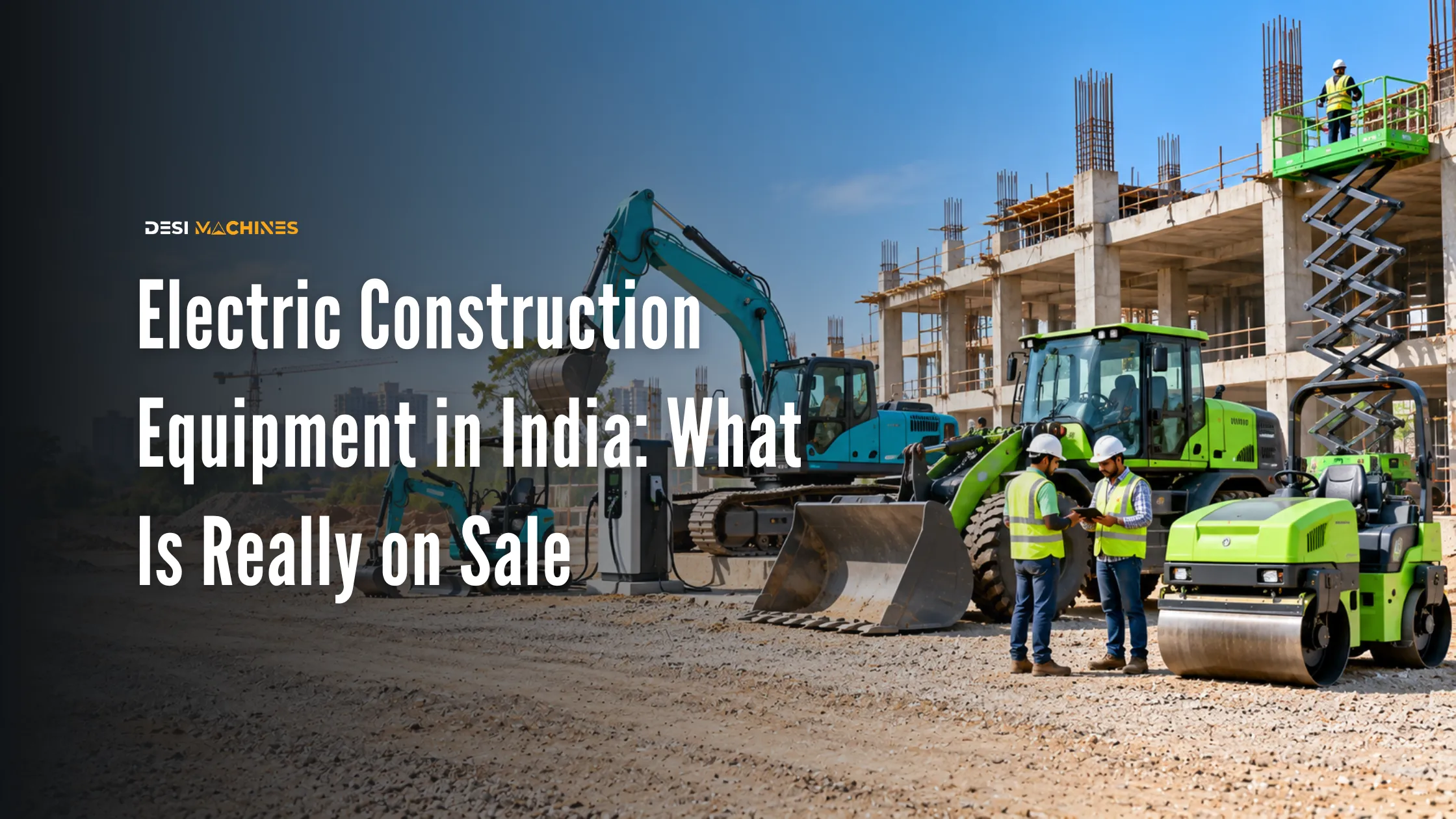 Electric Construction Equipment in India: What Is Really on Sale (October 2026)