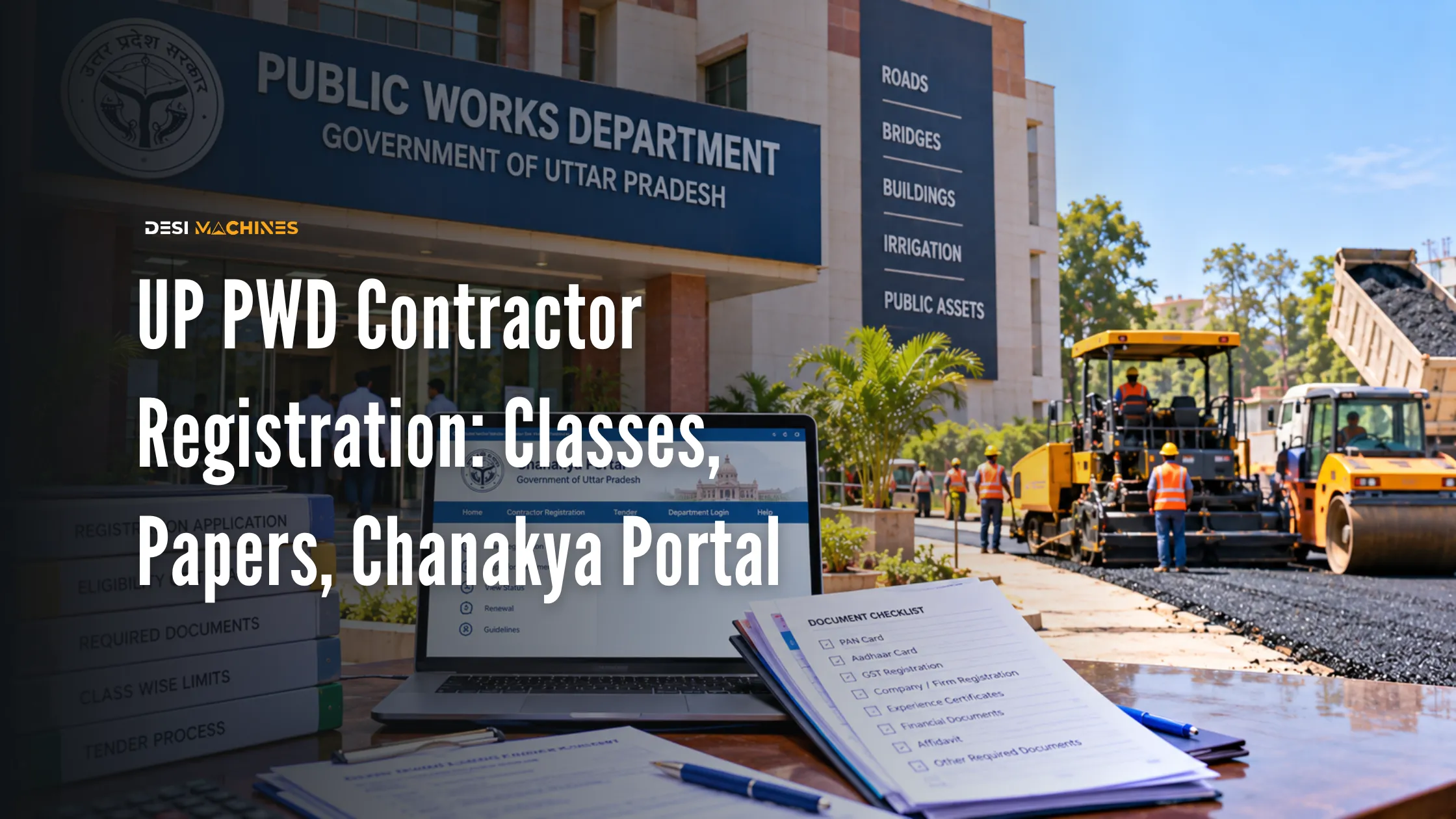 UP PWD Contractor Registration: Classes, Papers and the Chanakya Portal