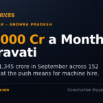 DesiMachines card: Amaravati capital works target of Rs 2,000 crore a month, up from Rs 1,345 crore in September