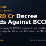 DesiMachines card: Rs 46.20 Cr decree stands against BCCL after Supreme Court rejects appeal in overburden machine-hire dispute