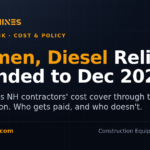 DesiMachines card: MoRTH extends bitumen and diesel cost relief for NH contractors to December 2026