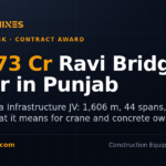 DesiMachines card: Brahmaputra Infrastructure JV wins Rs 89.73 crore Ravi bridge order in Punjab