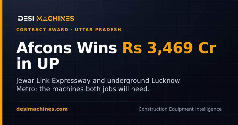 Afcons Wins Rs 3,469 Crore for Jewar Link Expressway and Lucknow Metro Underground