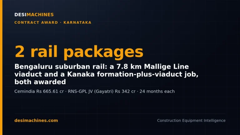 Bengaluru Suburban Rail Contracts: Cemindia Wins Rs 665.61 Cr Mallige Viaduct, Gayatri JV Takes Rs 342 Cr Kanaka Package