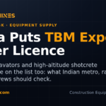 DesiMachines card: China puts tunnel boring machine exports under licence from 18 November 2026